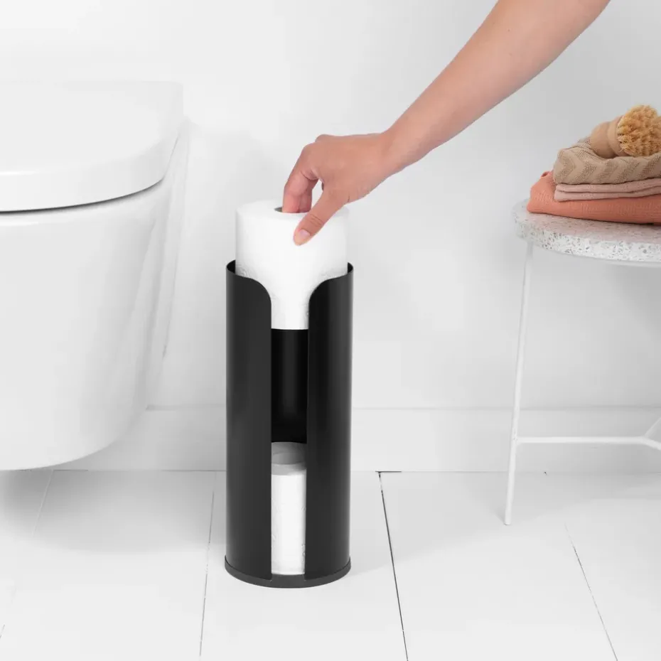 Brabantia toilet paper holder 3 rolls, matte black