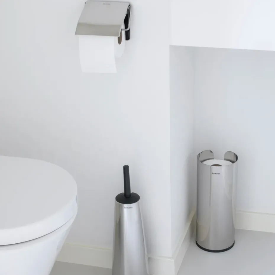 Brabantia toilet paper holder 3 rolls, brilliant steel