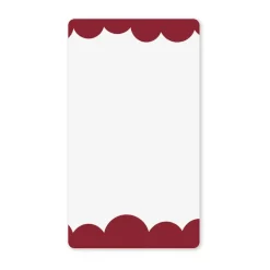 Bubbly Mirror S 40x70 cm, Wine Red