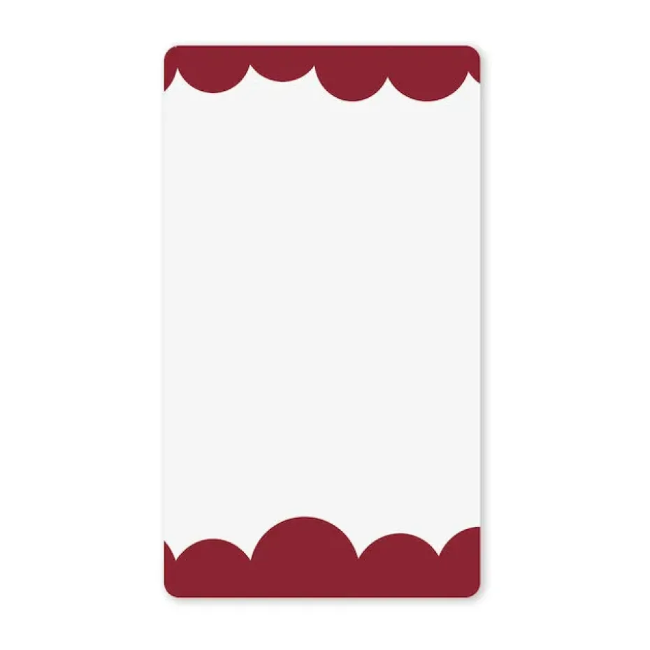 Bubbly Mirror S 40x70 cm, Wine Red