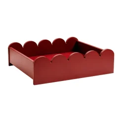 Bump tray 35x41 cm, Burgundy