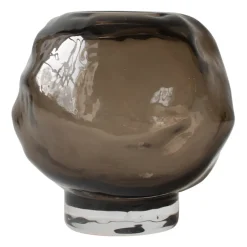Bunch mini lantern on foot Ø12 cm, Brown