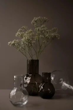 Bunch vase 20 cm, Brown