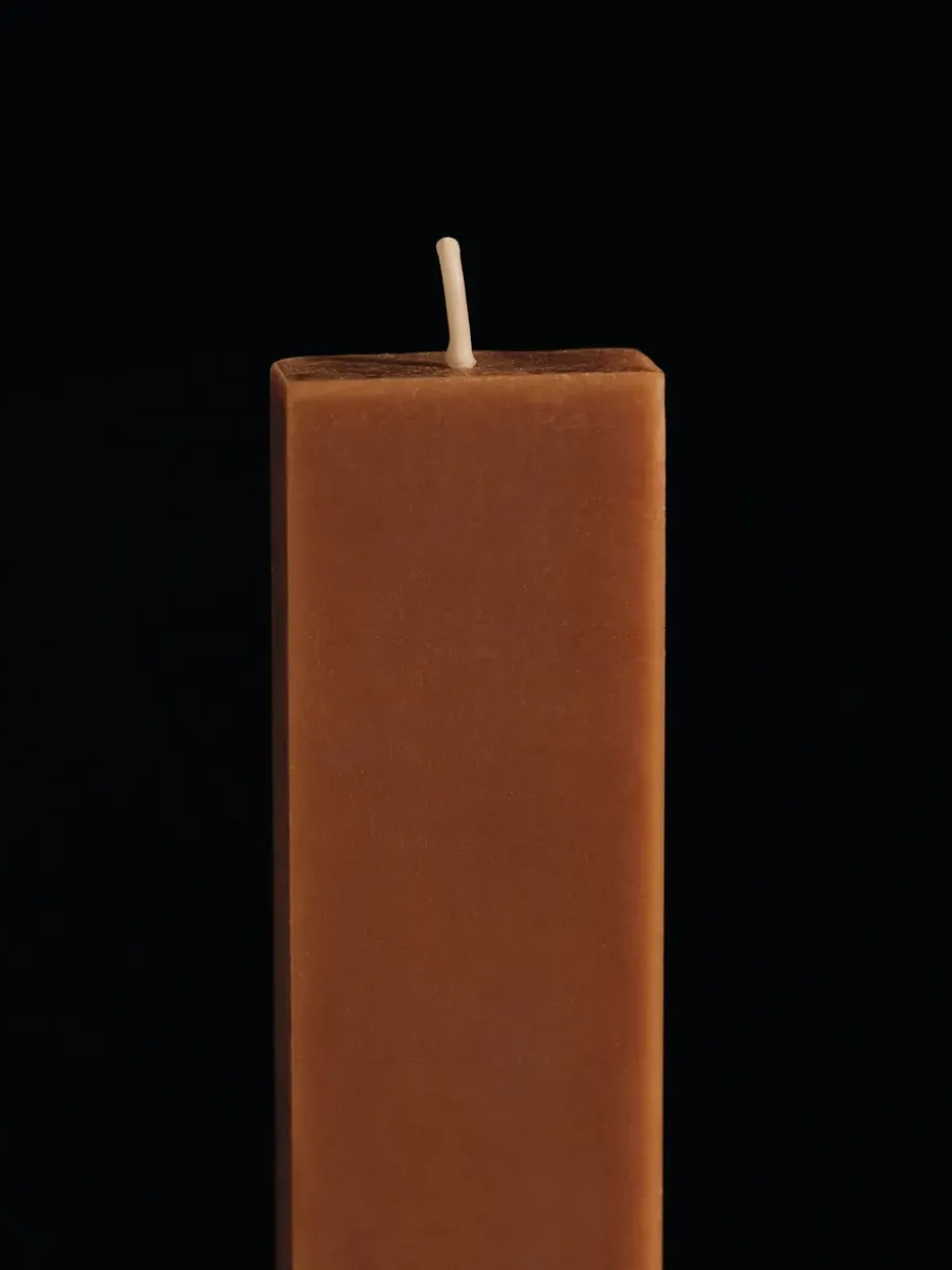 Burren taper candles 2-pack, Bronze