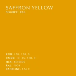 Butterflies hook medium, Saffron yellow