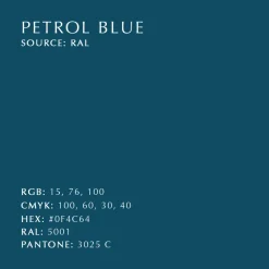 Butterflies hook mini, Petrol blue