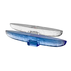 BV Drifter glass sculpture, blue