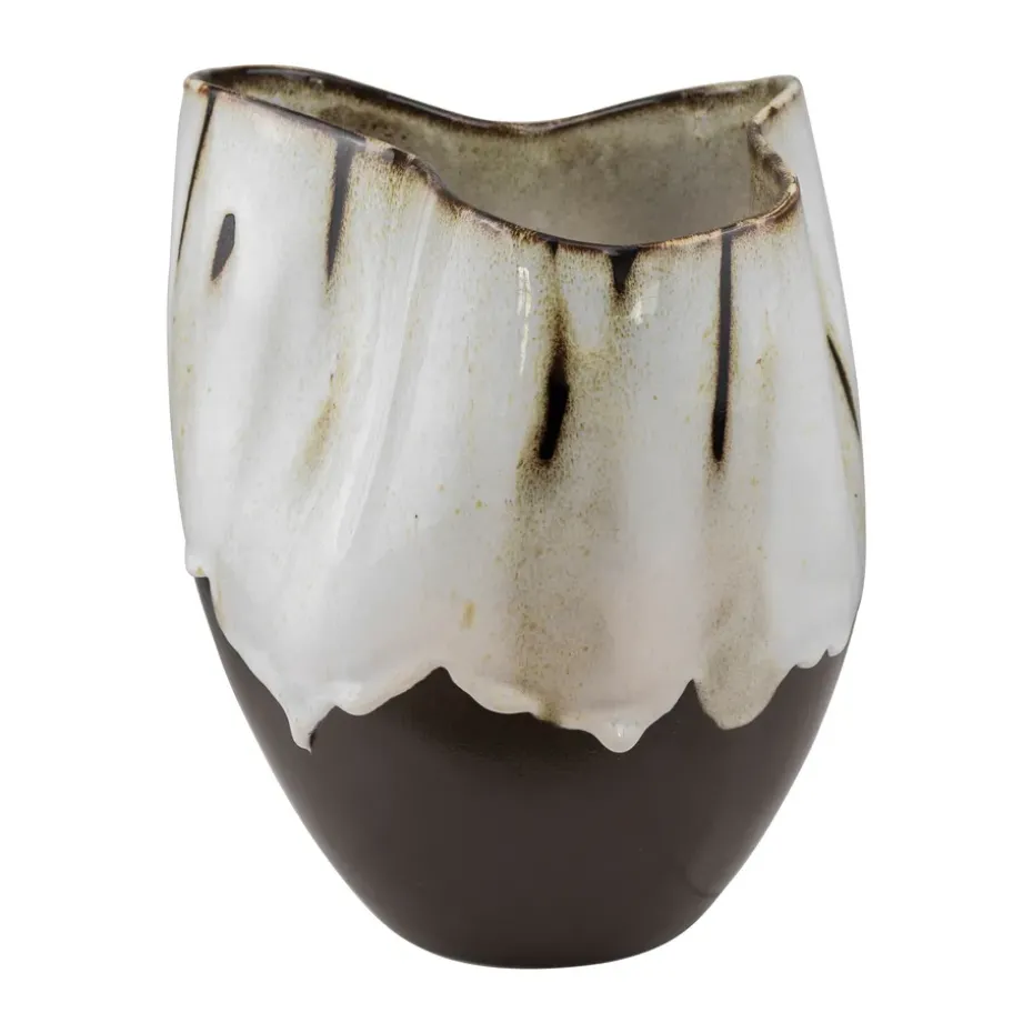 By Hand vase small 24.5 cm, Off-white