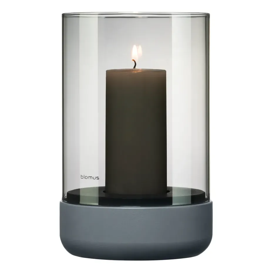 Calma lantern Ø12 cm, Gray-smoke