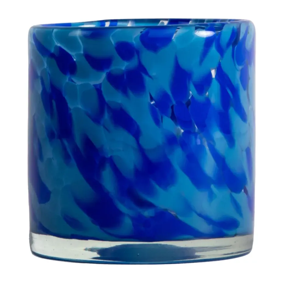 Calore tealight holder XS 10 cm, Multi blue