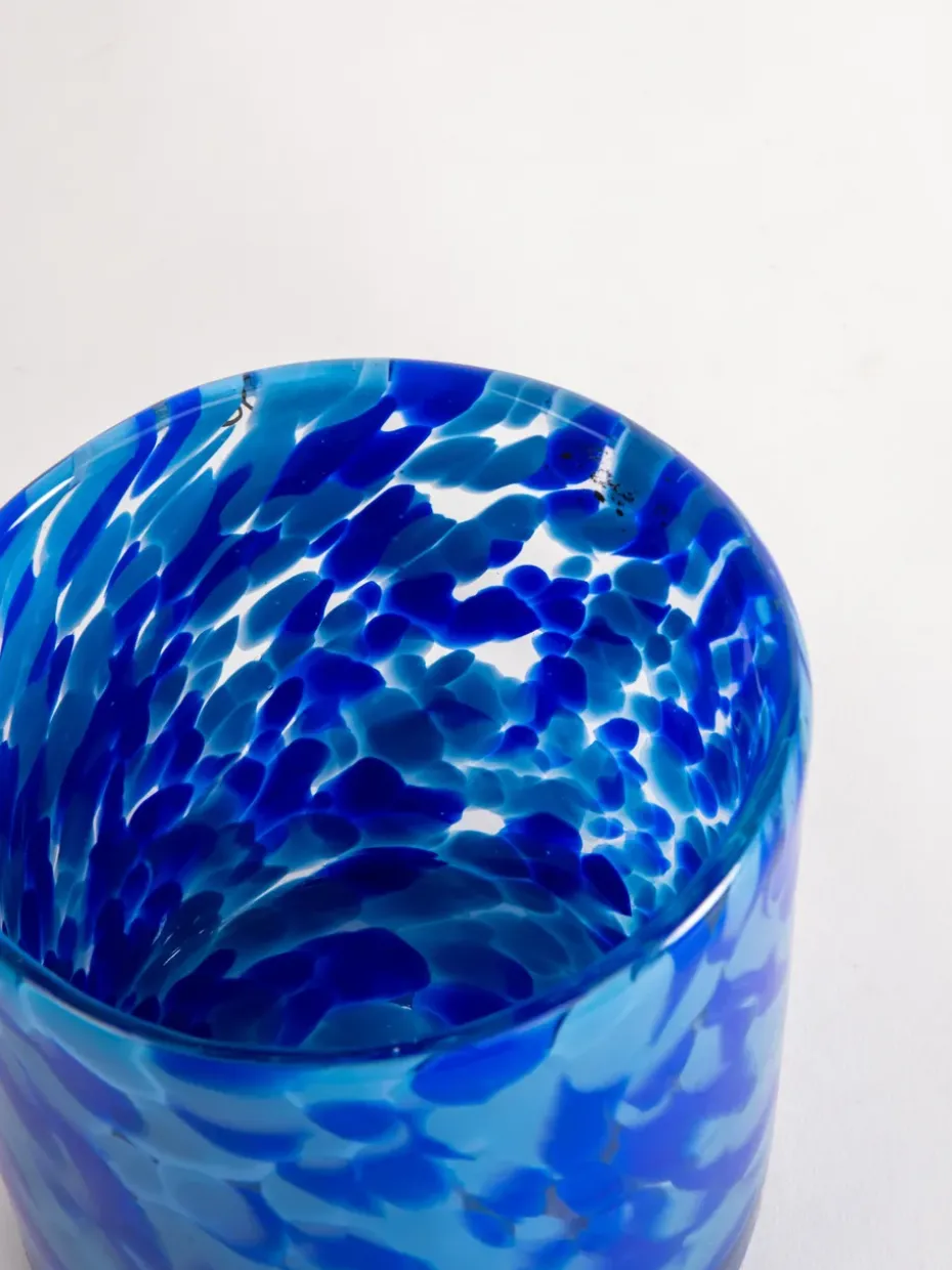 Calore tealight holder XS 10 cm, Multi blue