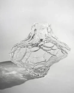 Canyon Large vase 23 cm, Clear