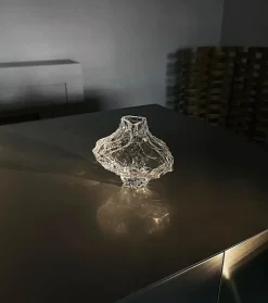 Canyon Large vase 23 cm, Clear