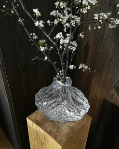 Canyon Large vase 23 cm, Clear