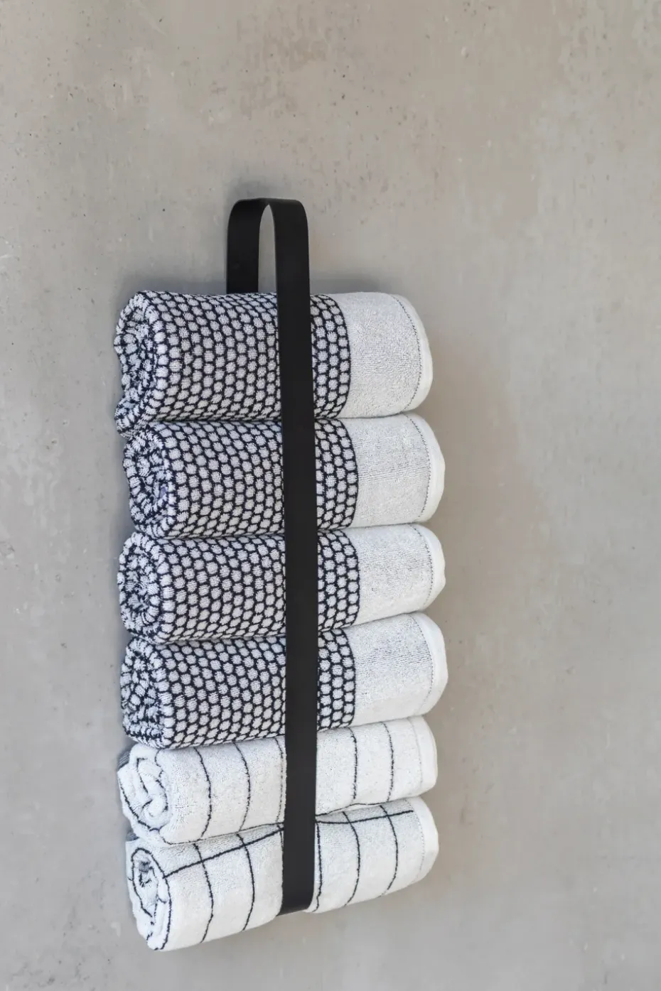 Carry towel hanger 52 cm, Black