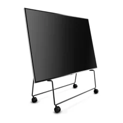 Carry TV stand with wheels, Black