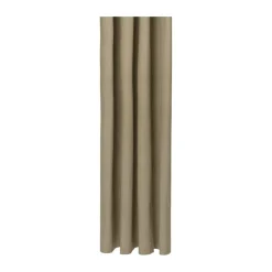 Chambray shower curtain, Olive