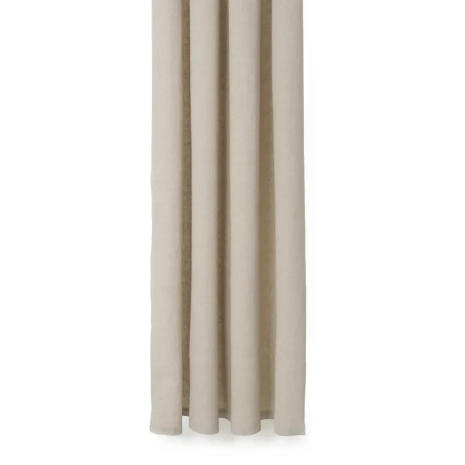 Chambray shower curtain, Sand