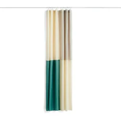 Check shower curtain 180x200 cm, Green