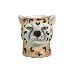 Cheetah decoration 9.5 cm, multi