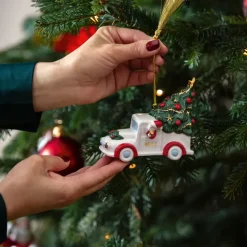 Christmas Classics Christmas ornament pick up, White