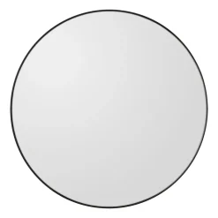 Circum mirror Ø50 cm, Clear-black