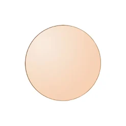 Circum mirror small, amber