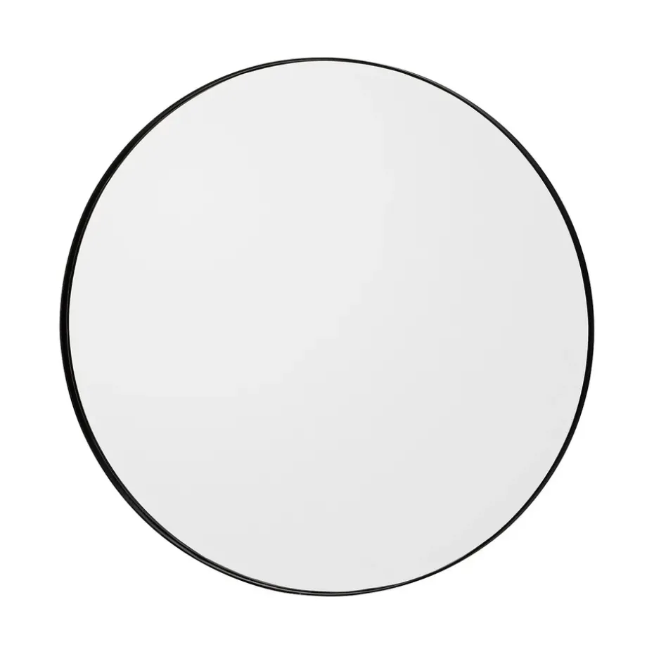 Circum mirror small, black