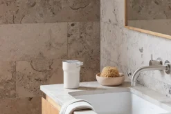 Citadel soap dispenser 12 cm, Sand