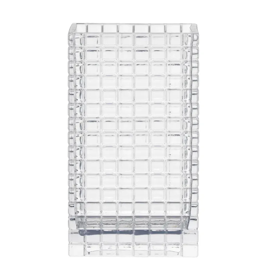 City Hurricane vase, clear