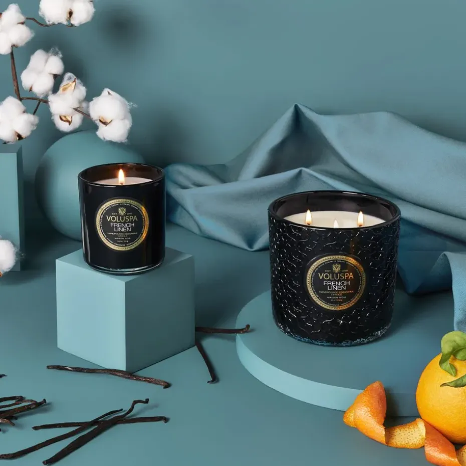 Classic Maison Noir scented 60 hours, French Linen