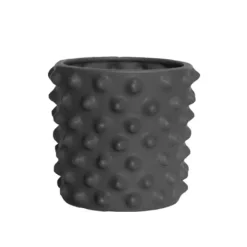 Cloudy pot dark grey, mini, Ø 15 cm