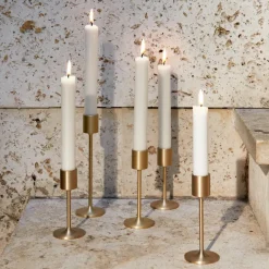 Collect SC57 candle sticks, brass