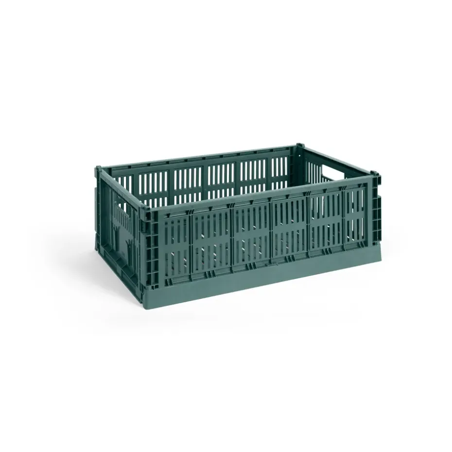 Colour Crate L 34.5x53 cm, Dark green