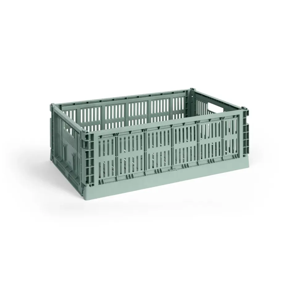Colour Crate L 34.5x53 cm, Sage green