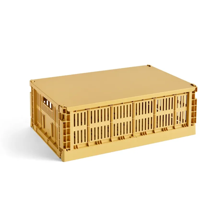 Colour Crate lid large, Golden yellow