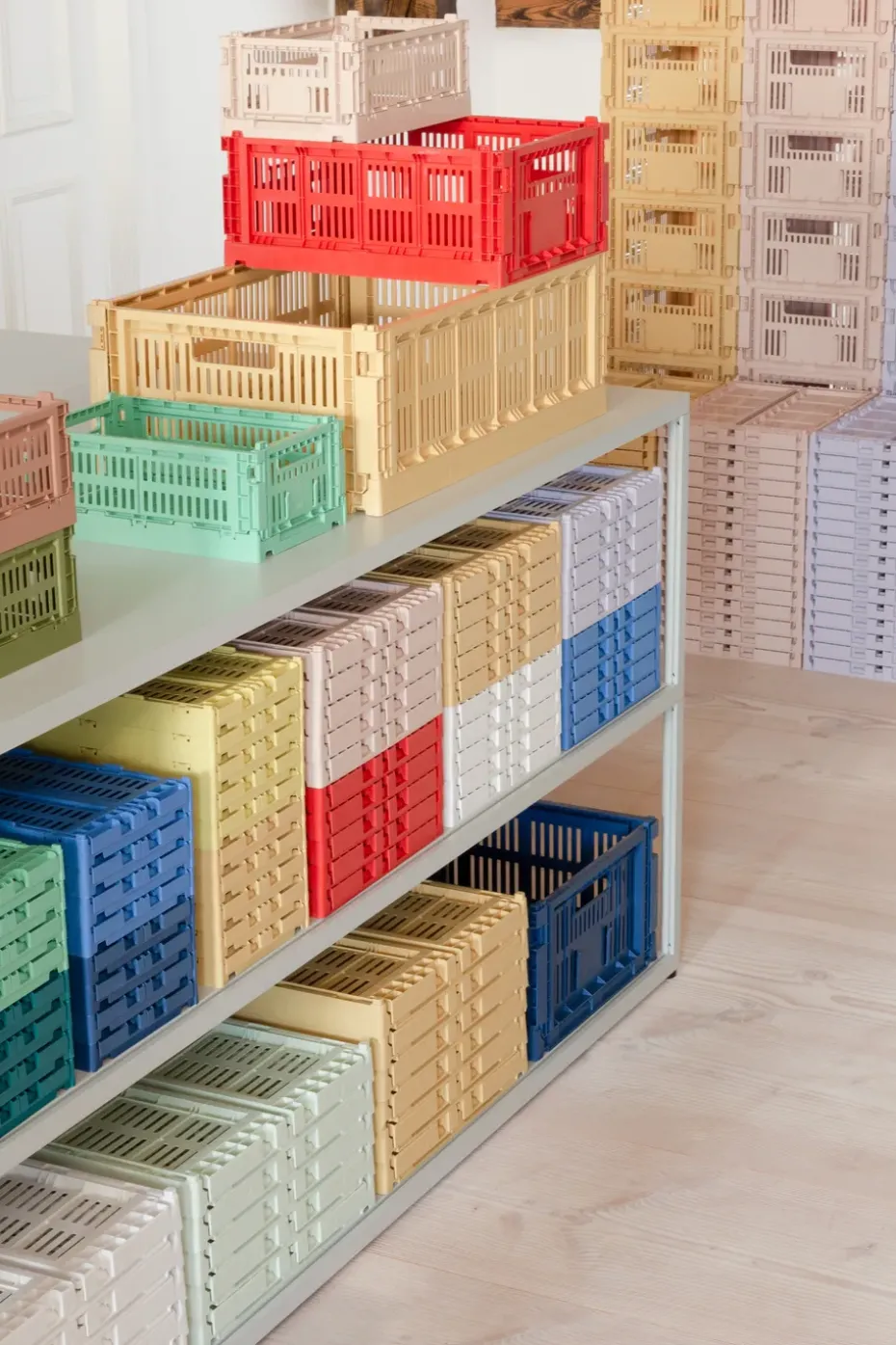 Colour Crate S 17x26.5 cm, Dark mint