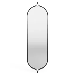 Comma Mirror oblong 135 cm, Ash black stain