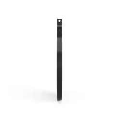 Comma Mirror round Ø52 cm, Ash black oiled