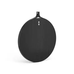 Comma Mirror round Ø52 cm, Ash black oiled
