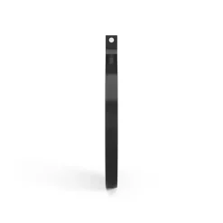 Comma Mirror round Ø40 cm, Ash black oiled