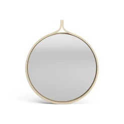 Comma Mirror round Ø40 cm, Ash lackered