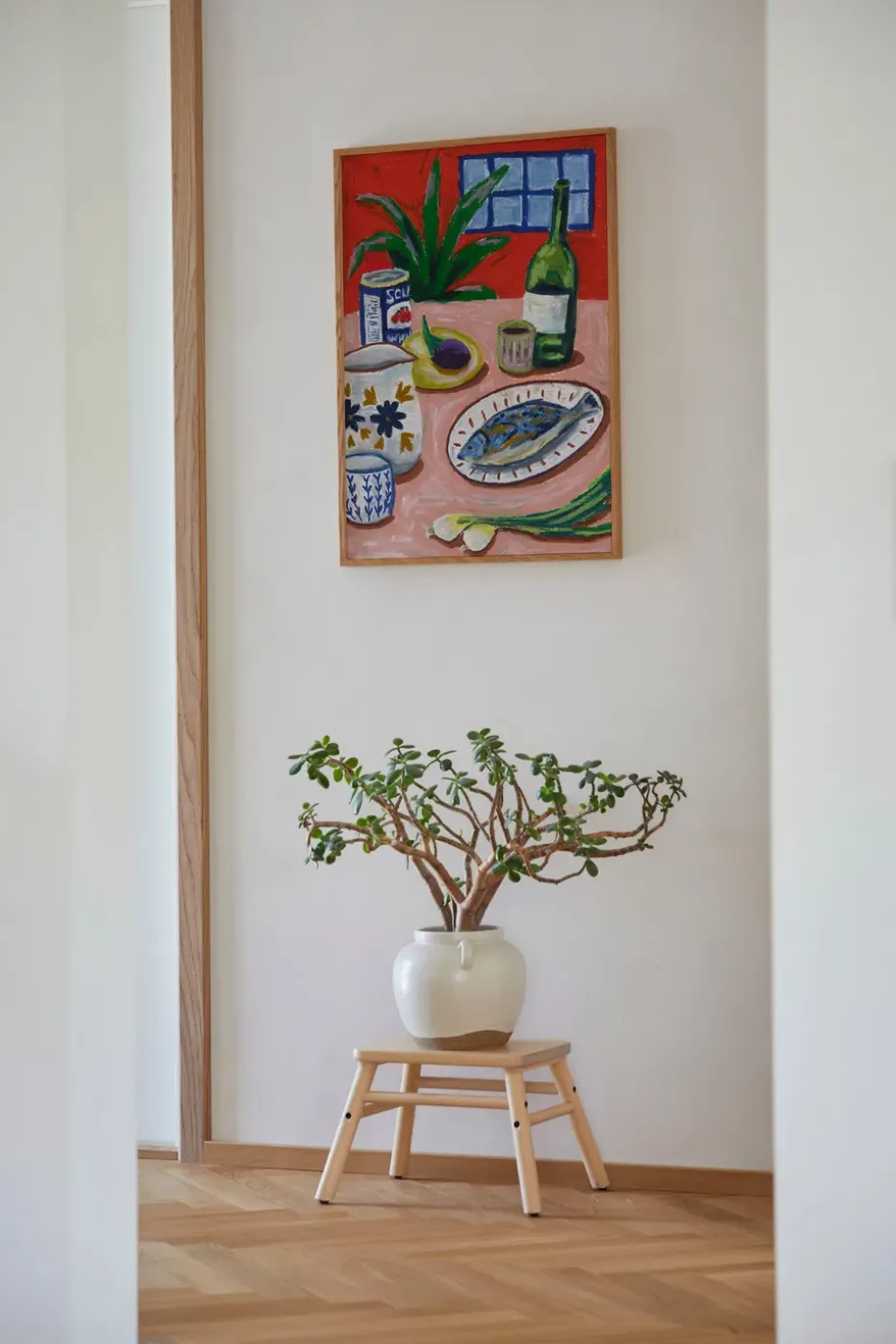 Composition with Fish poster, 70x100 cm