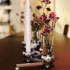 Constella candle holder large, aluminum