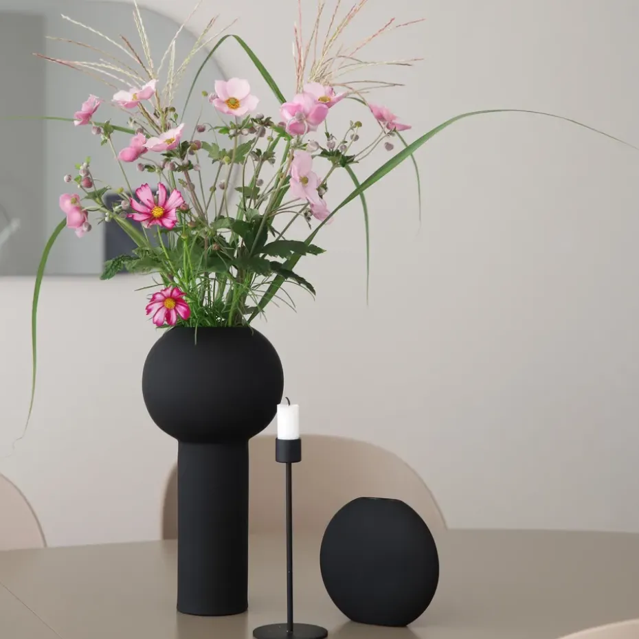 Cooee candle holder 21 cm, black