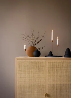 Cooee candle holder 29 cm, Coconut