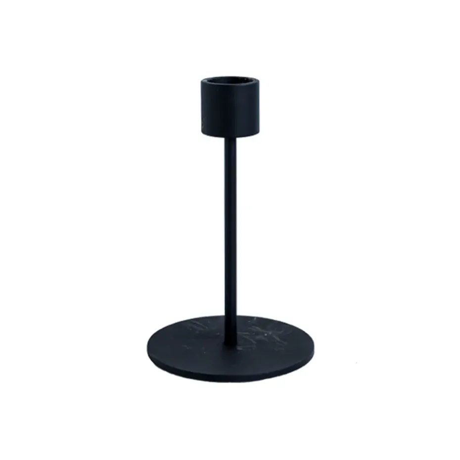 Cooee candle sticks 13 cm, Black