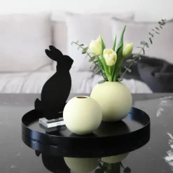 Cooee tray 30 cm round, black