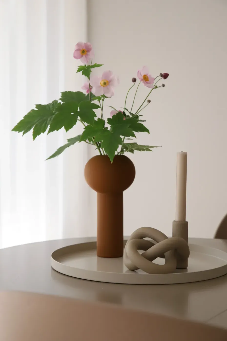 Cooee tray 40 cm round, sand