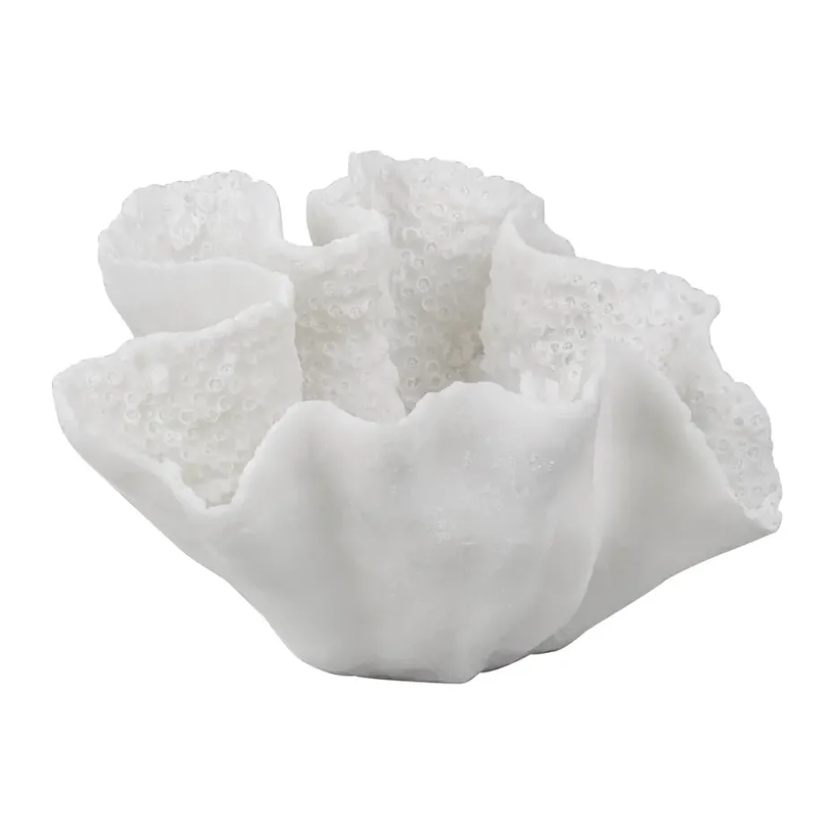 Coral decorative bowl, Off-white